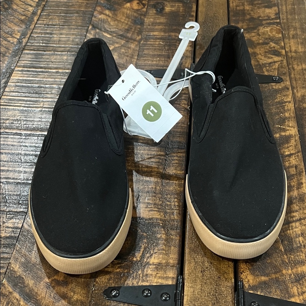 Goodfellow & Co Men's Black Slip-On Loafers - Picture 7 of 7